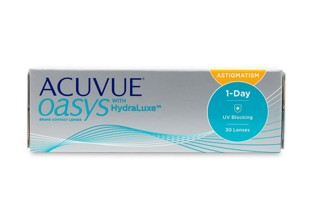 Acuvue Oasys 1 day for astigmatism with hydraluxe