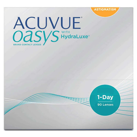 Acuvue Oasys 1jour pour astigmatisme avec hydraluxe